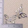 Pulseira Colar Pingente Chaveiro Charme DIY Borboleta Animal Prata Antiga Liga Acessórios de Joias Itens Mais Vendidos