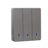 Panel de Control Remoto Inalámbrico RF433 Tipo Interruptor Cassette 86 Cableado Doméstico Sin Cables Pegatina Gratuita Iluminación Retrofit