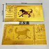 2026 Año del Caballo Billete de Oro Sobre Rojo Dinero de la Suerte Éxito Instantáneo Lámina de Oro Imitación Billete de Caballo de Cien Yuan Evento de Colección Conmemorativa Regalo
