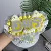 Ju Jingyi y Hou Mingyi Colgante Terminado Reflectante DIY para Fans Mercancía de Celebridades Texto Creativo Nombre Fieltro Lindo