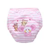 Fralda de três camadas calça de aprendizado bolso para fralda calça de puxar bordada fralda