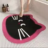 Alfombra Antideslizante de Baño con Bucle de Seda, Alfombra de Piso para Baño y Ducha, Alfombra de Drenaje Hueca, Alfombrilla Antideslizante para Pies de Baño Infantil