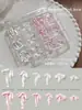 Manicura Aurora Lazo Joyería Rojo Internet Mixto Perla Semirredonda Súper Flash Diamante Fondo Plano Concha Diamante