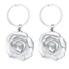 Llavero de Rosa para Boda Regalo de San Valentín Colgante de Rosa Regalo para Invitados Regalo de Fiesta de Cumpleaños