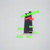 Perfil de aleación de aluminio tiras decorativas pintura negra lado desigual ranura de aluminio en forma de U letrero colgante marco de paquete ranura para marco mm