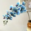 Venta al por mayor Fábrica Salón de Bodas Hotel Accesorios de Decoración Floral Decoración Suave Flores Artificiales Decoración Azul Materiales de Flores Simuladas