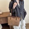 Bolsa Tote de Ombro Grande Capacidade Estilo Harajuku Japonês para Mulheres 2025 Outono Nova Bolsa de Ombro para o Dia a Dia Bolsa de Braço