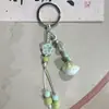 Llavero de Cerámica de Jingdezhen con Forma de Calabaza Estilo Étnico Colgante para Bolso de Tela Puesto del Mercado Nocturno Literario Joyería Pequeña al por Mayor en Stock