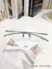 Nuevo modelo de montura de gafas de aleación TR ultraligera con borde cortado, montura de gafas elegante para miopía y presbicia, montura de gafas para hombre E50