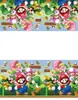 Nueva Decoración de Fiesta de Cumpleaños Infantil con Tema de Mario Plato de Papel Vaso de Papel Servilleta de Papel Bandera de Tirar Inserto para Pastel Globo