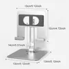 Suporte de Tablet Metálico Dobrável Base de Resfriamento Universal para Celular e Tablet de Mesa para Aula Online de Estudante