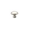 Tirador de estilo europeo de acero inoxidable con un solo orificio para zapatero, cajón de puerta de armario, tirador de hongo negro dorado, tirador redondo para mueble