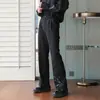 Pantalones Casuales de Tendencia Nacional Estilo Chino Nuevo Transfronterizos Marca de Moda Verano para Hombre Seda de Hielo Pierna Ancha Caída Pantalones de Traje Pierna Recta de Gama Alta