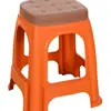 Taburete de Plástico Engrosado Estilo Minimalista Apilable Silla para el Hogar para Sala de Estar Comedor Dormitorio