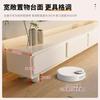 Mueble de TV Blanco Estilo Crema Francés Fileteado Combinación de Mesa de Centro Moderna Simple para Sala de Estar Muebles Minimalistas para Apartamento Pequeño