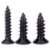 Acero Inoxidable 304 Negro Cabeza Avellanada de Cruz Tornillos Autoperforantes Ka Cabeza Plana Tornillos Autoperforantes M3M4M5M6M8