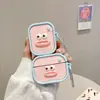 Capa Protetora Divertida para AirPods com Design de Boca de Salsicha Resistente a Quedas Silicone Macio para airpodspro Capa de Fone de Ouvido