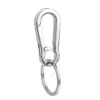 Llavero aleación acero inoxidable anillo de coche de alta calidad para hombres y mujeres hebilla de cintura creativa hebilla de llave de seguridad anti-pérdida ventas directas de fábrica