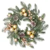 Nuevas Decoraciones Navideñas 2026, Guirnaldas Navideñas Simuladas, Colgantes para Puerta, Colgantes de Pared, Cejas Horizontales de Ratán, Decoraciones Festivas