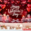 Nuevo Tapiz de San Valentín Venta Caliente Transfronteriza Tapiz Decoración de Tela de Atmósfera de Fondo para San Valentín Patrón de Corazón de Amor