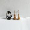 Escobas de Paja Natural Atadas a Mano Transfronterizas, Decoraciones Artesanales, Mini Escobas de Paja para Manualidades 4-18cm