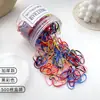 Elásticos de Cabelo Descartáveis para Mulheres, Pretos, Espessados, Alta Elasticidade, Não Danificam o Cabelo, Pequenos Elásticos de Cabelo para Crianças, Acessórios de Cabelo