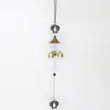 Sinos de liga metálica para exterior, pingentes de carrilhão de vento, decorações de estilo étnico para áreas cênicas, carrilhões de vento de animais para jardim, decorações transfronteiriças