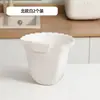 Cubo de basura de cocina para colgar en la pared, papelera colgante para puerta de armario de baño, papelera decorativa para uso doméstico, contenedor de almacenamiento de alta estética