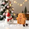 Chunqi Natal Homem de Gengibre 3D Boneco de Neve Floco de Neve Molde de Silicone Vela Aromática DIY Molde de Gesso