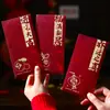Envelopes Vermelhos para Chá de Casa Nova 2026 Modelo Novo para Mudar para uma Casa Nova, Pacotes Vermelhos de Alto Padrão com Carimbo Dourado para Presente de Retorno de Mil Yuan