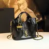 2026 Nuevo Modelo Bolso Cubo con Patrón de Diamantes, Bolso Cruzado de Cuero Genuino para Mujer, Bolso de Mano Tote Versátil de Gran Capacidad a la Moda