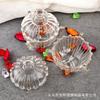 Tarro de cristal creativo retro de estilo europeo para almacenar azúcar, calabaza, frutos secos, café en grano.