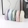 Dopamina Pana Floral Acolchado Hogar Portátil Gran Capacidad Cuadrado Pequeño Bolsa para la Menstruación Bolsa de Cosméticos