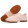 Sapatos de dança de cano alto botas de jazz de corpo macio das mulheres sapatos de habilidade de lona sapatos de prática adulta sapatos de dança de jazz por atacado