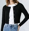 Cárdigan de Punto Trenzado con Cuello Redondo Amazon Otoño/Invierno 2026 para Mujer, Abrigo Suéter Corto de Un Botón, Moda Versátil para Mujer