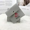 Bolsa de Presión de Felpa Gris Gruesa Personalizada Empaque de Joyería Pulsera Juguete Bolsa Plegable Modelo Más Vendido