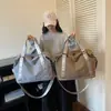 Nueva y elegante bolsa de viaje a cuadros, organizador de equipaje para viajes cortos de negocios, con compartimentos separados para artículos húmedos y secos, y capacidad expandible, adecuada para deportes y fitness