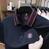 Camisa Polo Leishibert de Nylon y Fibra de Bambú para Hombre, Camiseta Versátil de Manga Corta, Nueva de Verano, Transpirable, Moderna, Camiseta de Manga Corta