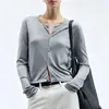 KAI suave, liso, fácil de cuidar triacetato lyocell estilo americano dobladillo enrollado punto fino conjunto de 3 piezas verano 2026