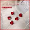 Nuevos Accesorios para Uñas con Diamantes Apilados Azul Claro, Diamantes Apilados Rectangulares con Acabado Azul Brillante, Corazón Torcido, Accesorios de Uñas de Lujo Accesibles