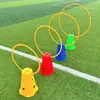 Ayuda de Entrenamiento de Fútbol Conos Marcadores de Entrenamiento de Integración Sensorial Postes Marcadores Cubos de Helado Obstáculos Herramientas de Entrenamiento para Niños