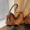 Bolso Tote de Invierno de Alta Gama para Mujer 2026 Nuevo Mochila Retro de Gran Capacidad Bolso Cruzado Versátil