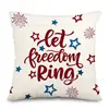 2026 Bestseller de Amazon Funda de Almohada del Día de la Independencia Estrella Rayas Gnomo Celebración Festiva Funda de Almohada Decorativa