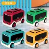 Vehículo de Ingeniería Inercial para Niños Camión de Bomberos Militar Saneamiento Vehículo de Tracción Delantera Modelo de Coche de Juguete Pequeño Regalo Colección de Coches Flota