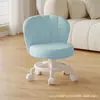 Taburete Pequeño Antivuelco con Ruedas Universales Ruedas para Silla de Taburete Bajo con Respaldo Taburete Redondo Doméstico con Ruedas Ruedas para Sentarse Móvil