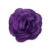 Lino hecho a mano borde quemado flor de rosa camelia diy tela para tocado accesorios de flor de borde horneado accesorios para ropa