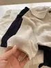 ¡Camiseta de punto de manga corta con solapa de lino de seda helada para mujer! Camisa Polo Casual Elegante de Verano Ajustada para el Trabajo y el Ocio