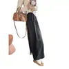 ¡Muy recomendable! Pantalones de lana a cuadros de pierna ancha para mujer, nueva colección otoño 2026, de cintura alta, estilo retro, holgado y casual
