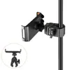 Abrazadera de soporte universal para transmisión en vivo multi-escenario en stock, nueva abrazadera de expansión, abrazadera de pinza de cangrejo a prueba de sacudidas y golpes con abrazadera de eje giratorio
