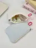 5951 Bolsa Acolchoada Nuvem para Guardar Moedas Bolsa Portátil Estudante para Fones de Ouvido Bolsa para Armazenamento de Cosméticos Porta-Moedas